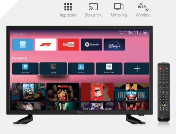 TV 24" HD T2/S2 10 BIT SMART